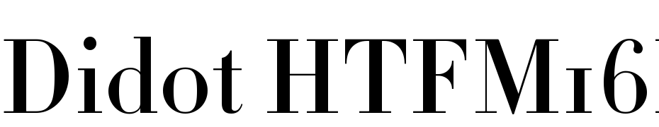 Didot HTF M16 Medium Font Download Free